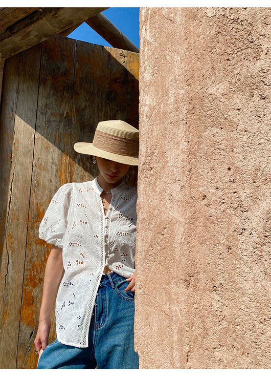 Blusa de Algodón con Bordados para Mujer - Image 17
