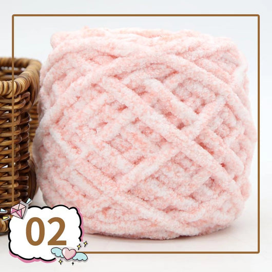 Lana para Tejer Colorida Ice Line - Hilo Grueso Suave para Bufandas Artesanales DIY - Image 6