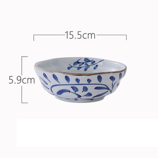 Tazón para Ramen y Postres con Diseño Artesanal de Colores Vibrantes - Image 5