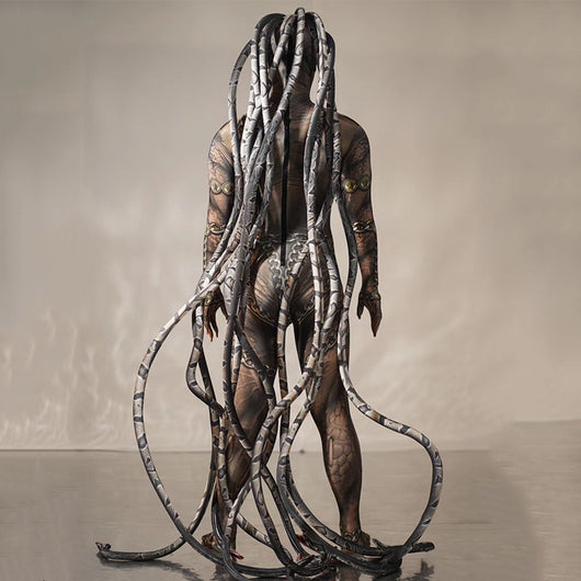 Disfraz de Serpiente Transparente Medusa - Traje Integral Realista - Image 14