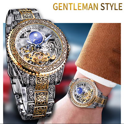 Reloj Mecánico Tourbillon Esqueleto Lujo para Hombre - Image 17