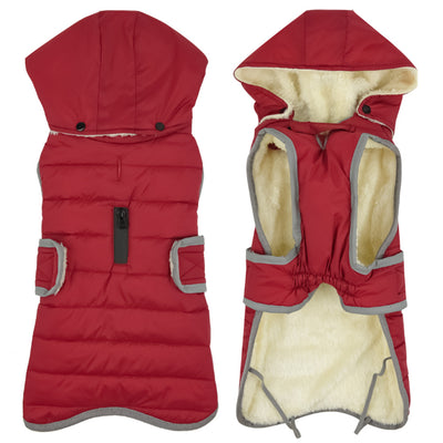 Ropa Impermeable para Perros con Capucha Desprendible - Diseño Camuflaje - Image 7
