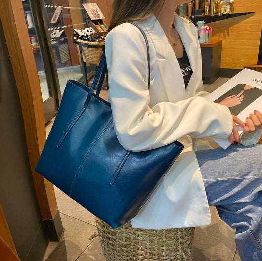 Bolso Tote de Cuero Encerado para Mujer - Bolsa de Hombro Elegante y Versátil - Image 20