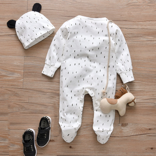 Mameluco Bebé Estampado Panda Primavera Otoño - Image 6