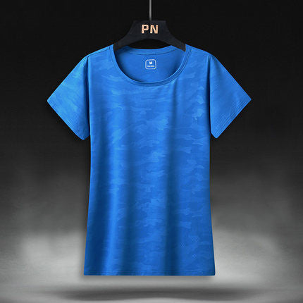 Camiseta Manga Corta de Seda para Hombre - Secado Rápido Cuello Redondo - Image 7