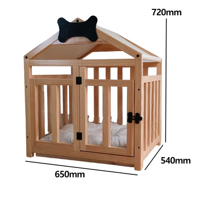 Casa de Madera Maciza para Perros - Desmontable y Lavable - Image 20