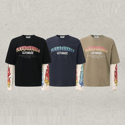 Camiseta Personalizada para Hombre con Estampado de Llamas - Image 10
