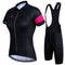 Conjunto de Ciclismo Mujer Tirantes Manga Corta Verano Transpirable