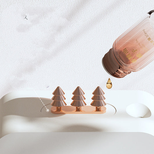 Cute pink dinosaur cubic humidifier with rose gold deer antlers and a yellow pinwheel, ideal for a child's room. - Image 7