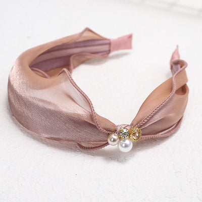 Pasador para Cabello de Satén con Brillantes y Perlas - Image 10