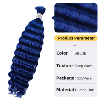 Extensiones de Cabello Ondas Profundas a Granel para Mujeres - Image 6