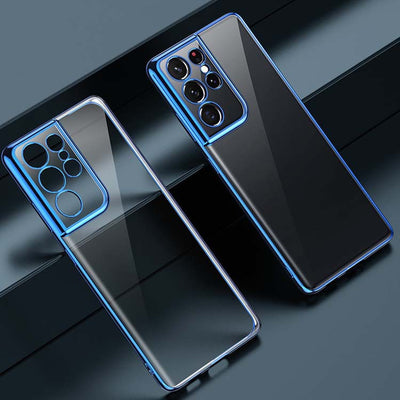 Funda Transparente S21 Electrochapada Ultra Delgada Antigolpes - Image 14