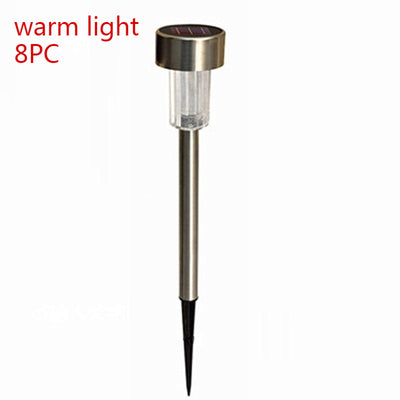 Lámpara Solar LED para Jardín - Tubo de Acero Inoxidable Impermeable - Image 9