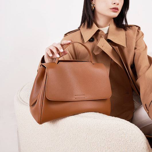 Bolso Bandolera de Cuero Genuino para Mujer - Estilo Casual y Elegante