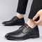 Zapatos de Vestir Ejecutivos en Cuero Suave con Punta Pronunciada