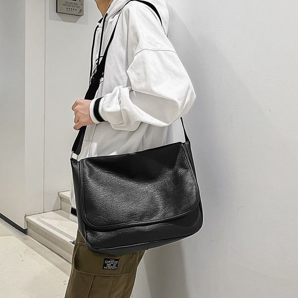 Bolsa Mensajera Vintage Estilo Británico para Hombre