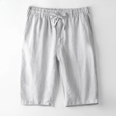 Shorts de Lino Casuales Holgados para Playa Hombre - Image 13