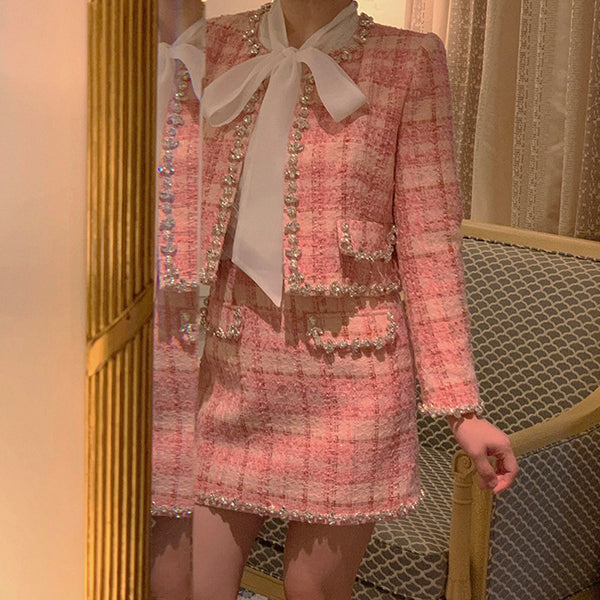 Conjunto Falda y Chaqueta Elegante Dos Piezas - Image 6