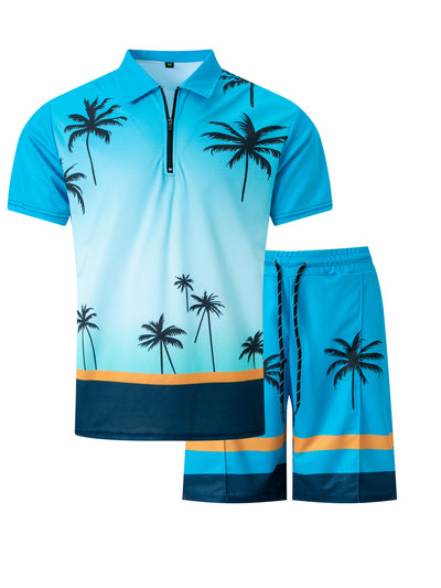 Conjunto Deportivo Hombre Pantalones Cortos y Camiseta Manga Corta - Image 32