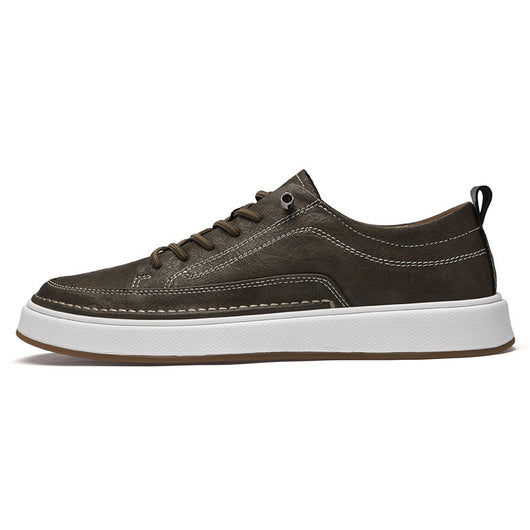 Tenis Casuales de Cuero para Hombre - Diseño Minimalista - Image 3
