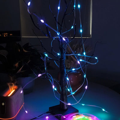 Guirnalda LED Multicolor con Múltiples Modos de Iluminación para Fiestas y Celebraciones - Image 8