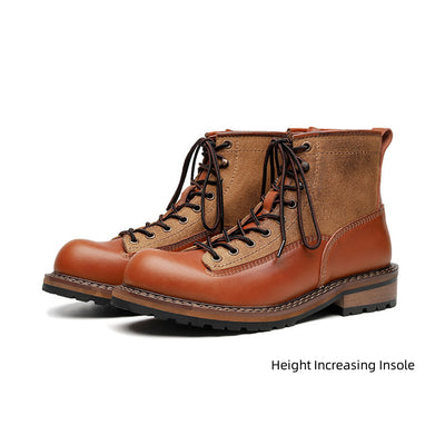 Botas Martin para Hombre de Cuero con Plataforma y Suela Reforzada - Image 7