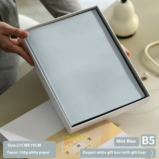 Cuaderno de Cuero Suave con Patrón Litchi - Image 13