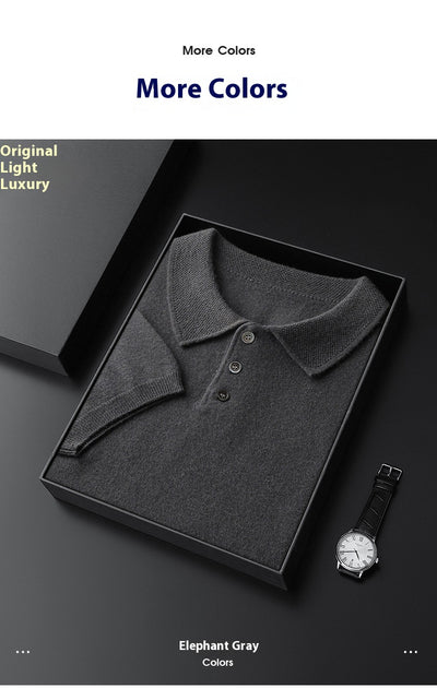 Polo Camiseta de Cachemira con Mangas a la Altura del Codo - Image 15