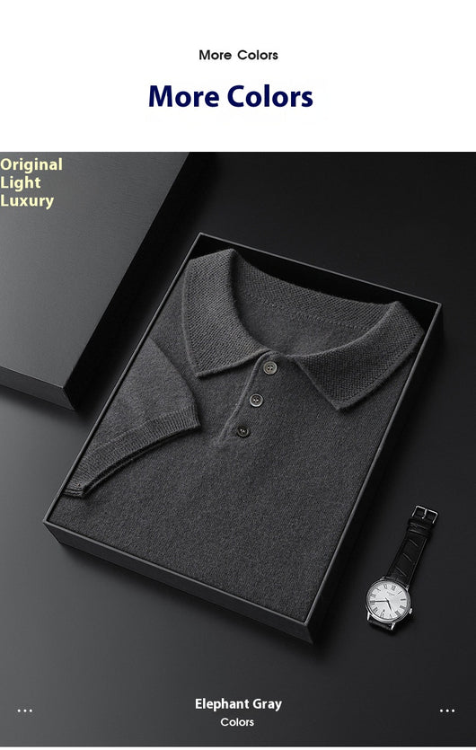 Polo Camiseta de Cachemira con Mangas a la Altura del Codo - Image 15