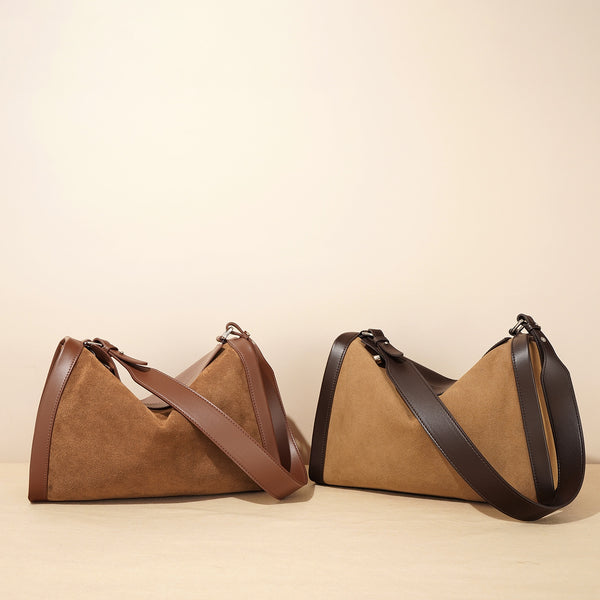 Bolso Mensajero de Cuero Mate con Gran Capacidad - Perfecto para el Día a Día
