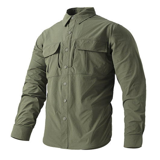Camisa Táctica de Secado Rápido Consul para Hombre - Múltiples Bolsillos Entrenamiento - Image 4
