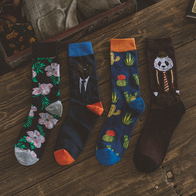 Calcetines Retro Británicos Premium - Caja de Regalo Creativa para Hombre - Image 23