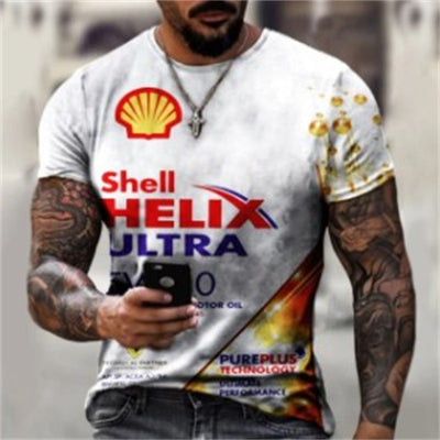 Camiseta Estampada de Manga Corta para Hombre - Diseño Digital - Image 11