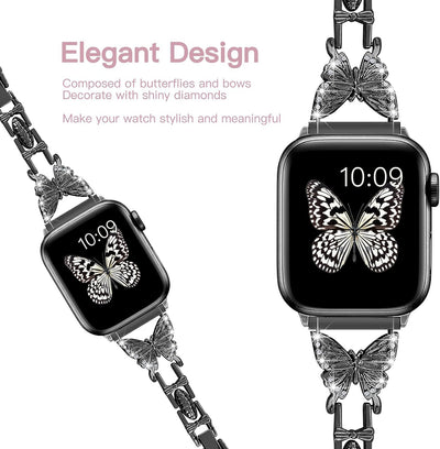 Correa de Reloj con Mariposa de Diamantes - Talla Pequeña - Image 30
