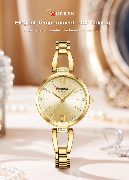 Reloj de Pulsera Cuarzo para Mujer - Diseño Minimalista Resistente al Agua - Image 9