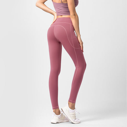 Pantalones Deportivos de Cintura Alta con Levantacaderas y Bolsillos - Image 10