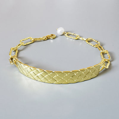 Pulsera de Plata Esterlina con Perla Barroca - Joyería Artesanal de Lujo Inglés - Image 3
