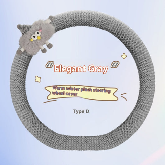 Funda Térmica de Peluche para Volante - Diseño Infantil Cartoon - Image 12