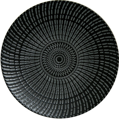 Plato Postre Cerámica Negra Diseño Minimalista Europeo - Image 14