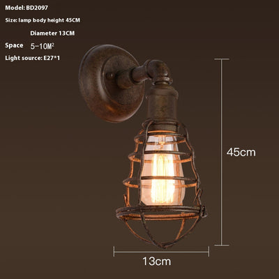 Lámpara de Pared Industrial Retro para Dormitorio y Pasillos - Image 14