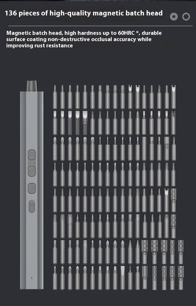 Juego de Destornillador Eléctrico de Precisión 153 en 1 - Image 18