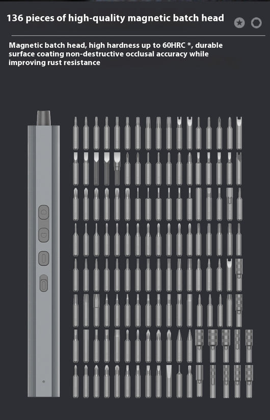 Juego de Destornillador Eléctrico de Precisión 153 en 1 - Image 18