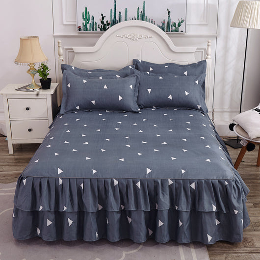 Juego de Cama Coreano Acolchado de Tres Piezas - Image 4