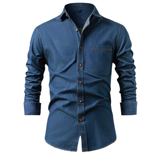 Chaqueta Casual de Algodón Puro Resistente a Arrugas para Hombre - Image 5