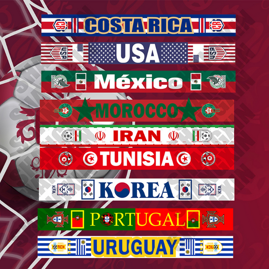 Bufandas de Fútbol para Aficionados - Colección Mundial - Image 16
