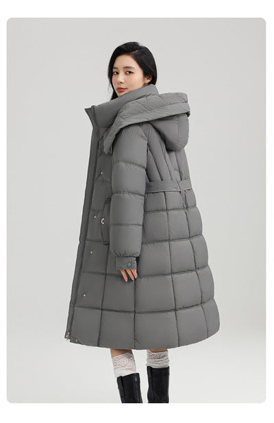 Abrigo Elegante Ajustado de Largo Medio para Mujer - Image 11