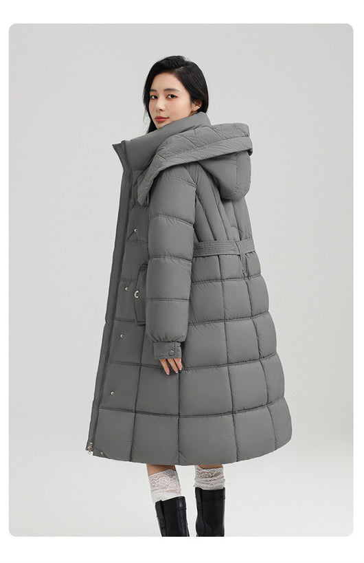 Abrigo Elegante Ajustado de Largo Medio para Mujer - Image 11