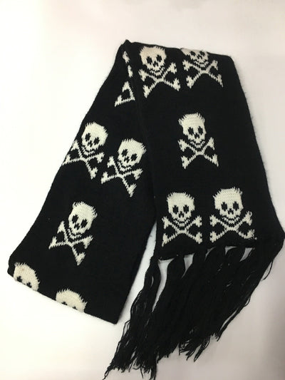 Bufanda Tejida Jacquard Gruesa Calavera - Abrigo Casual - Image 7