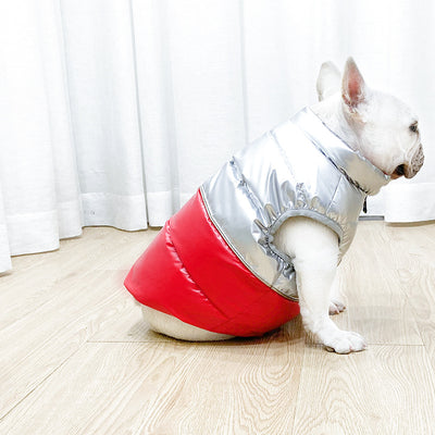 Abrigo Acolchado para Mascotas con Plumón de Pato - Blanco - Image 5