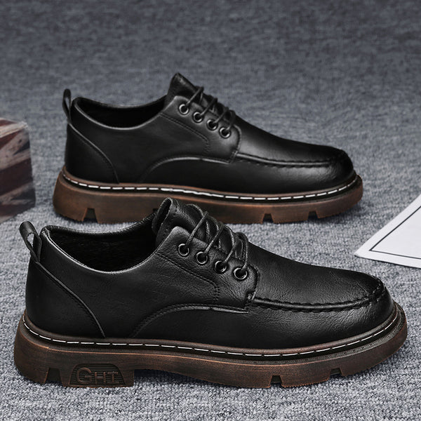 Botas Martin de Cuero Casual Estilo Británico